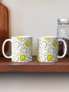 Not so Smiley Classic Mug by Cecilia Solari